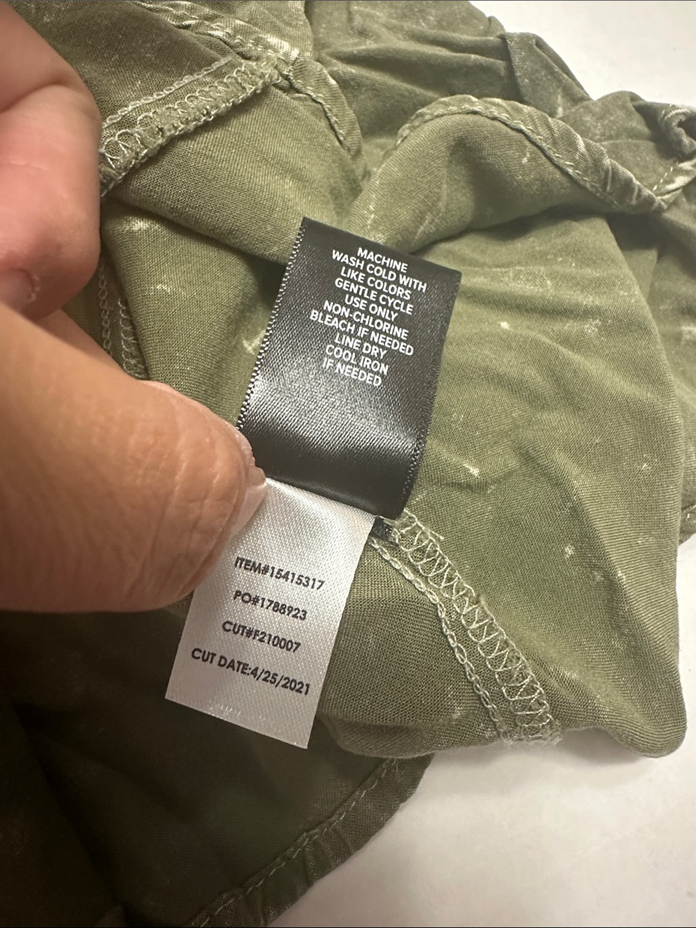 Torrid Mini Challis Skirtall Olive Green Womens Plus Size 4X - Picture 7 of 10
